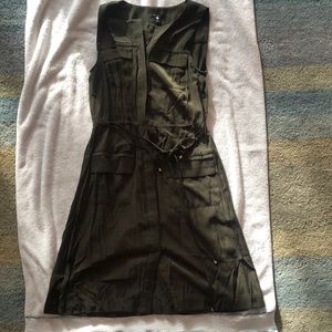 Army green dress
